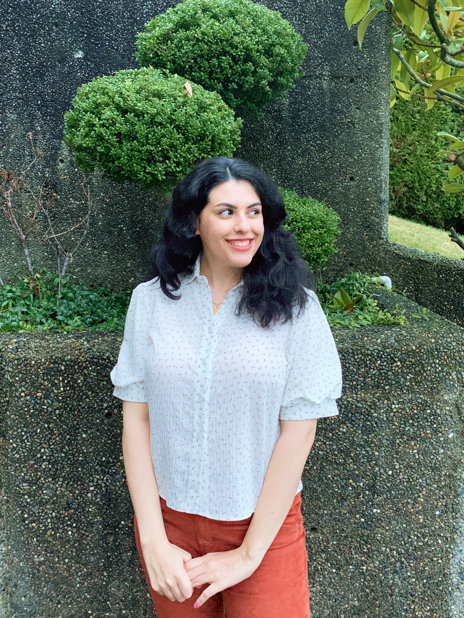 an image of me smiling